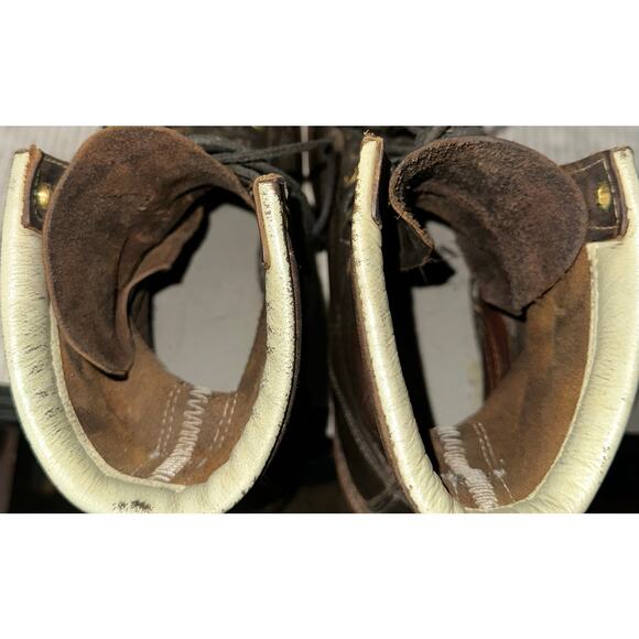 Rugged Men's Dark Brown Leather Boots - Picture 7 of 7